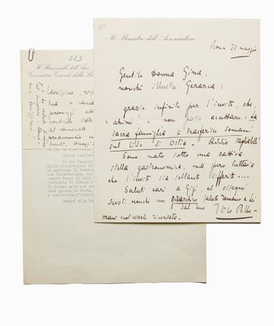 Balbo, Lettere personali datate 1939-1940