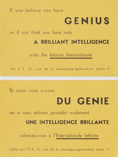 Si vous vous croyez du genie ou si vous estimez posséder seulement une intelligence brillante adr...