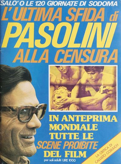 Pasolini, Salò o le 120 Giornate di Sodoma. Supplemento a 'Vacanze Turismo Caravanning', 1975