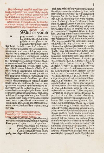Caracciolus, Sermoni e opere oratorie, edizione del 1490