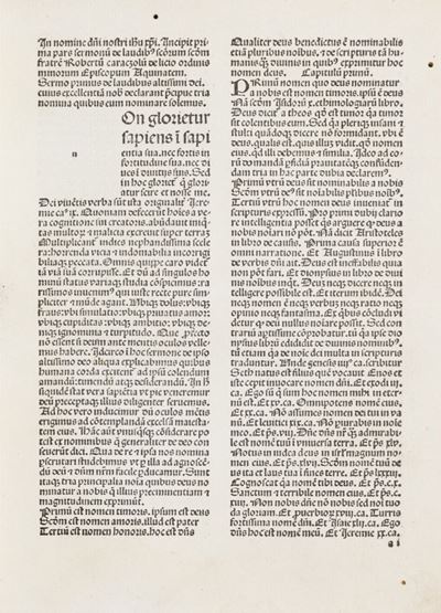 Caracciolus, Sermones de laudibus sanctorum, Editio princeps
