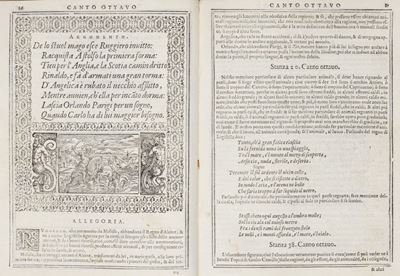 Toscanella, Bellezze del Furioso, 1574