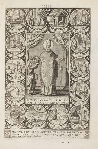 Taranto - Morone, Cataldo, Cataldiados ad cives suos libri sex, 1614, edizione in 4°