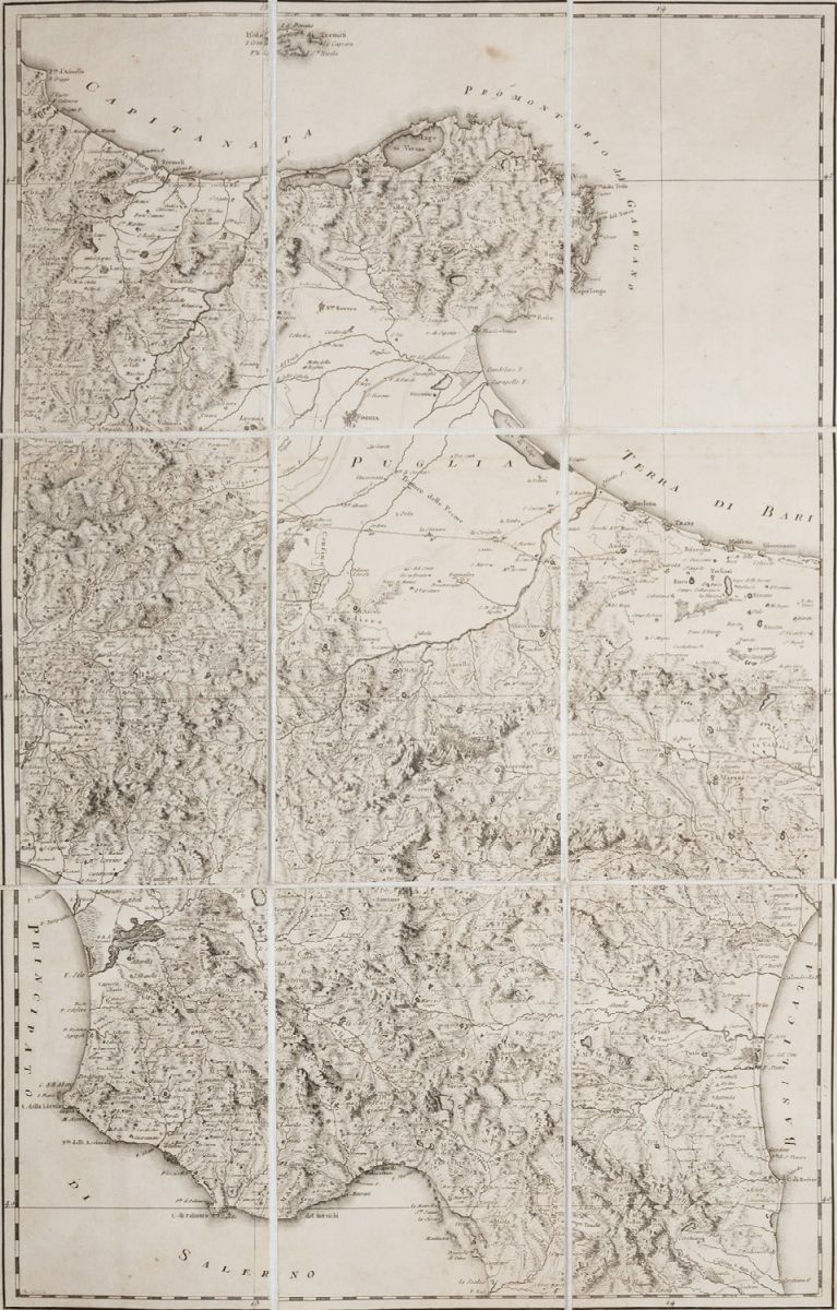 Rizzi Zannoni, Giovanni Antonio - Rizzi Zannoni, Carta geografica della Sicilia, 1769