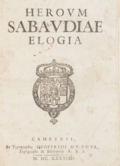 Elogia Heroum Sabaudiae, 1637