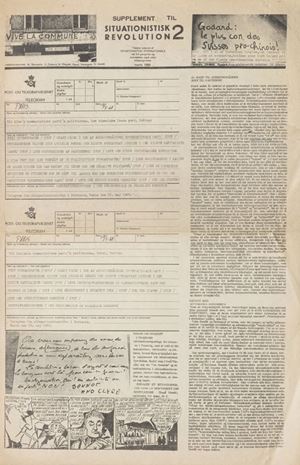 Supplement Til Situationistisk Revolution 2 