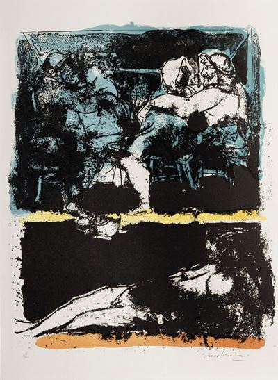 Mattioli, La Venexiana - Libro d'artista del 1968 con litografie originali