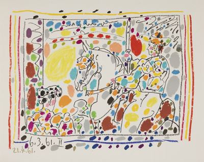 Picasso, A los toros - Album illustrato con litografie originali