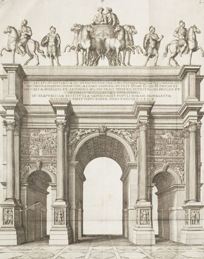 Arcus L. Septimii Seueri Aug., edizione del 1676 con tavole incise
