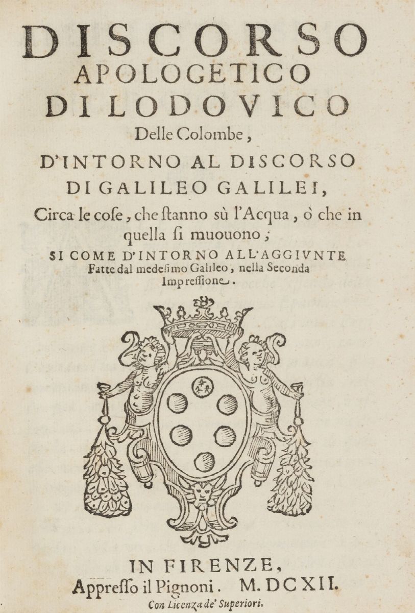 Galileo Galilei - Discorso al serenissimo don Cosimo II gran duca di Toscana intorno alle cose, c...