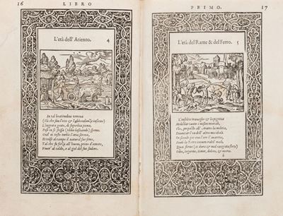 Ovidio Nasone Publio, La vita et metamorfoseo figurato & abbreviato in forma d'epigrammi, Prima e...