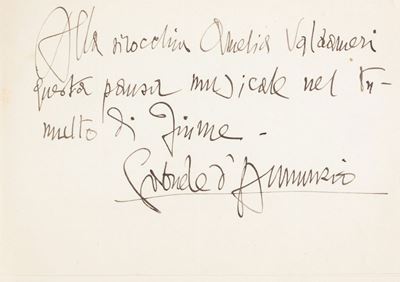 D'Annunzio, Ritratto di Luisa Baccara (1920) con xilografie di De Carolis