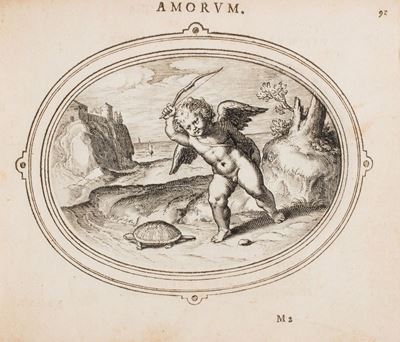Veen, Amorum Emblemata, figuris aeneis incisa, prima edizione poliglotta del 1608