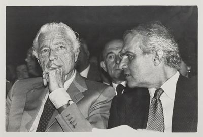 Agnelli, Fotografie di personaggi e politici della I Repubblica, Serie di 30 fotografie in bianco...