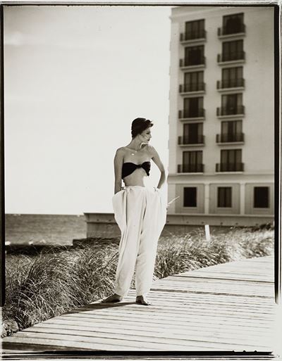 Moda mare, anni 1990, stampa vintage alla gelatina ai sali d'argento
