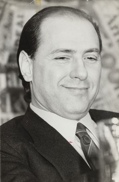 Berlusconi, Fotografie in bianco e nero, 1980