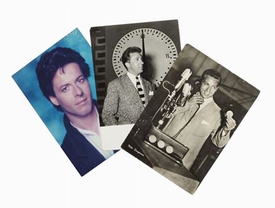 Bongiorno, Foto autografata con dedica e fotografie di Claudio Baglioni