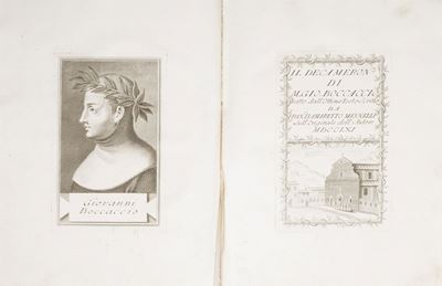 Il Decameron di M. Gio. Boccaccio Tratto Dall'ottimo Testo Scritto da Fran.co D'amaretto Mannelli...