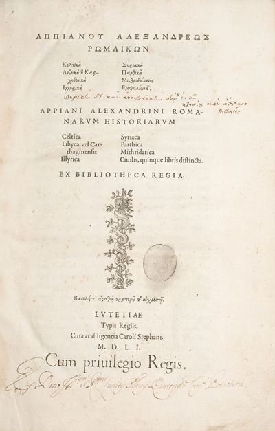 Appiani Alexandrini Romanorum Historiarum