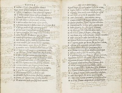 Aldina - Giovenale, Iuuenalis. Persius.