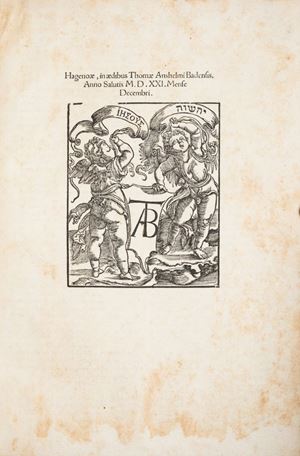 Esichio di Alessandria - Hesychiou Lexikon. Hesychii dictionarium