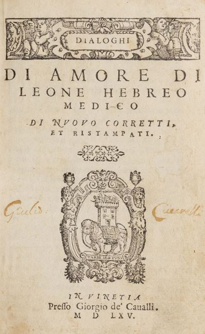 Leone Hebreo, Dialoghi d'Amore, 1565