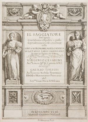 Il saggiatore nel quale con bilancia esquisita e giusta si ponderano le cose contenute nella Libra Astronomica e Filosofica di Lotario Sarsi
