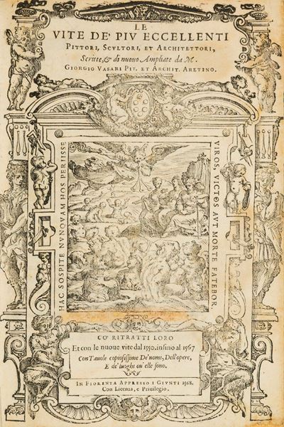 Vasari, Le vite de' piu eccellenti pittori, scultori, e architettori