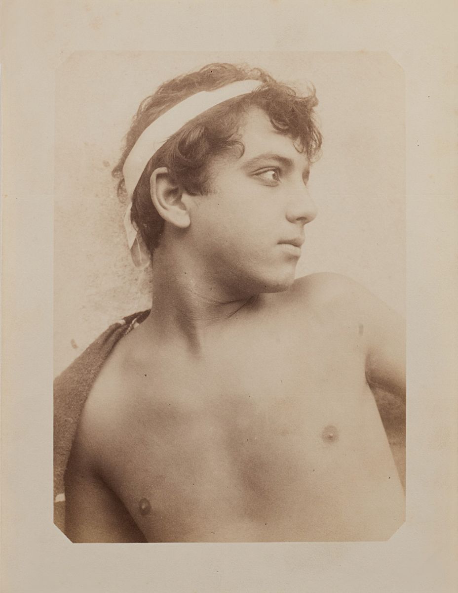 Kiesel, Atelierbesuch, 1884 Vintage albumen print Tirage albuminé 11,5x17