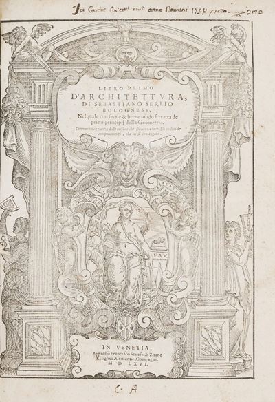 Libro Primo [-quinto] D'architettura...nel Quale con Facile & Breue Modo Si Tratta De Primi Princ...