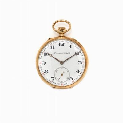 Iwc Orologio da Tasca in Oro Giallo 18k