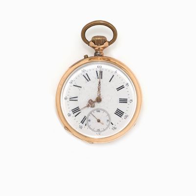 Anonimo Orologio da Tasca in Oro Giallo