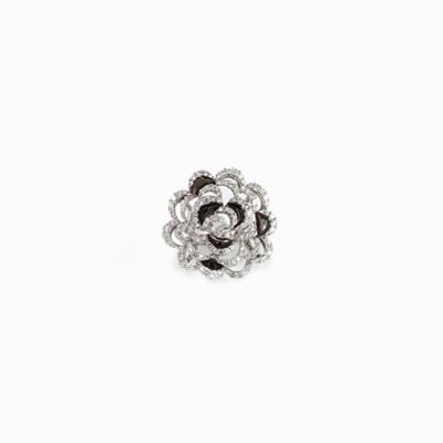 Anello in Diamanti e Madreperla in Oro B