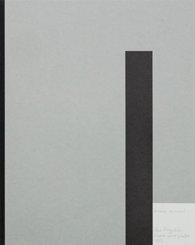 Libro Illeggibile Bianco Nero Giallo 1956