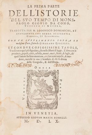 La prima parte dell'istorie del suo tempo