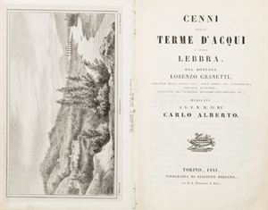 Cenni sulle terme d'Acqui e sulla lebbra