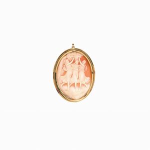  - SPILLA-PENDENTE IN CAMMEO ED ORO
Cammeo 