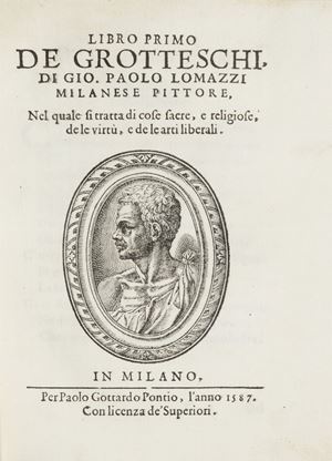 Rime [...] divise in sette libri. Nelle quali ad imitazione de' i Grotteschi usati da' pittori, ha cantato le lodi di Dio [...]
