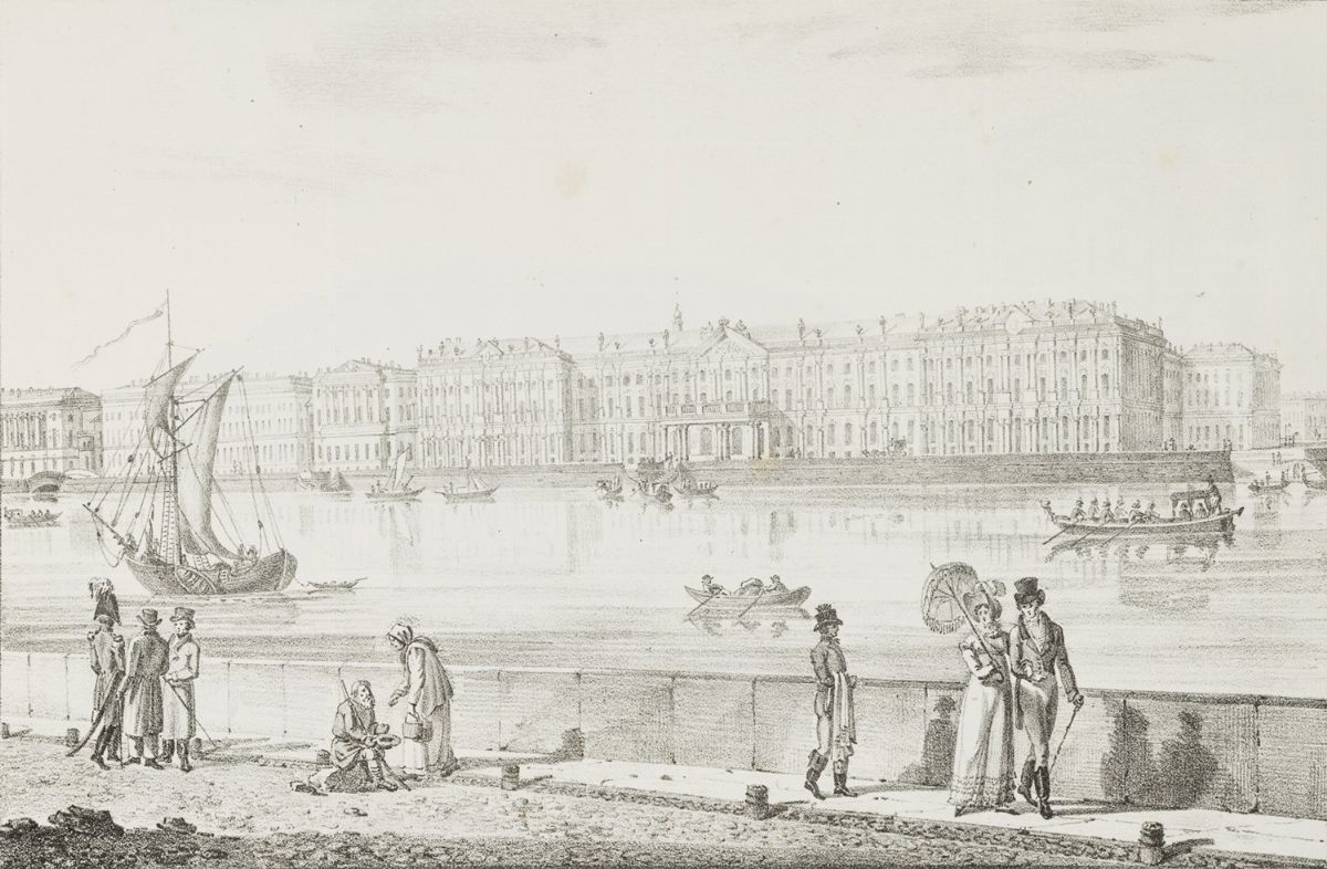Russia - Pluchart, Alexandre - Collection De Vues De Saint-petersbourg Et De Ses Environs, Dessin...
