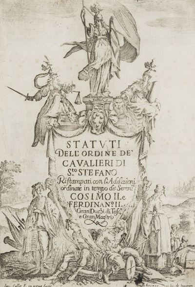 Statuti Dell'ordine De' Cavalieri di S.to Stefano Ristampati con L'addizioni Ordinate in Tempo De...