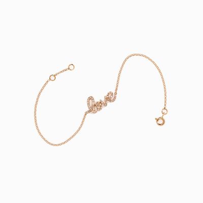 Bracciale "love" in Diamanti in Oro Rosa