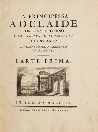 La Principessa Adelaide Contessa di Torino con Nuovi Documenti Illustrata