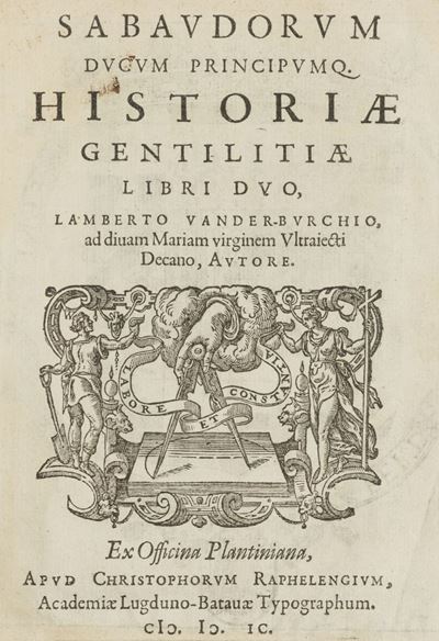 Sabaudorum Ducum Principumque Historiae Gentilitiae Libri Duo