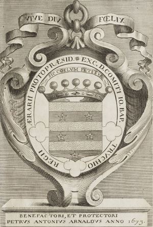 L’Anfiteatro del Valore, overo il Campidoglio del Merito spalancato alle Glorie della Nobiltà Torinese. 