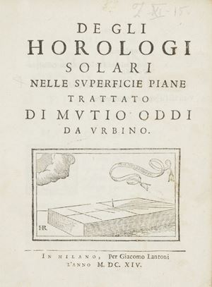 De gli horologi solari nelle superficie piane trattato