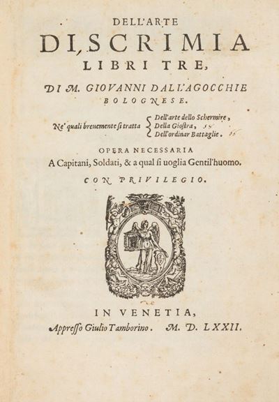Dell'arte di Scrimia Libri Tre