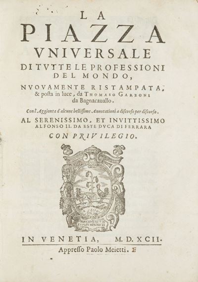 La Piazza Universale di Tutte le Professioni del Mondo