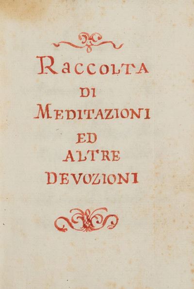 Raccolta di Meditazioni ed Altre Devozioni