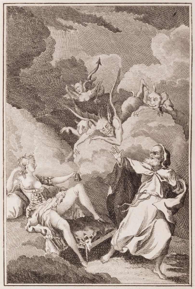[sedaine] - La Tentation De St.antoine, Ornée De Figures Et De Musique