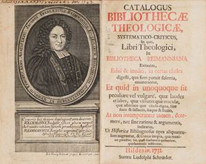 Catalogus Bibliothecae Theologicae, systematico-criticus